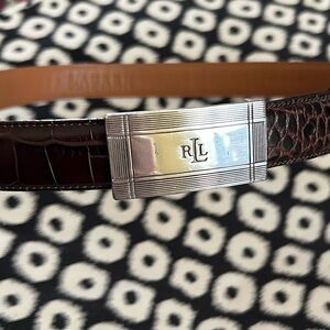 Ralph Lauren Brown Leather Belt - Medium